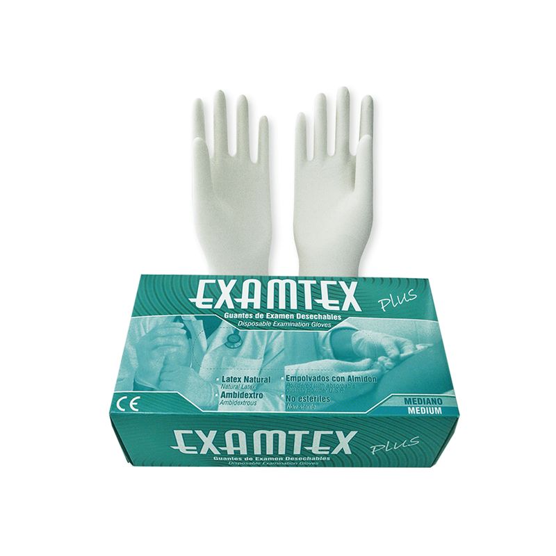 GENERICO - Guantes De Latex Examtex Talla M