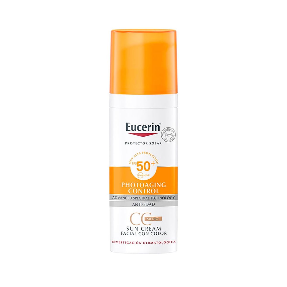 EUCERIN - Protector Solar Eucerin Sun Crema Con Color Spf50 X 50ml