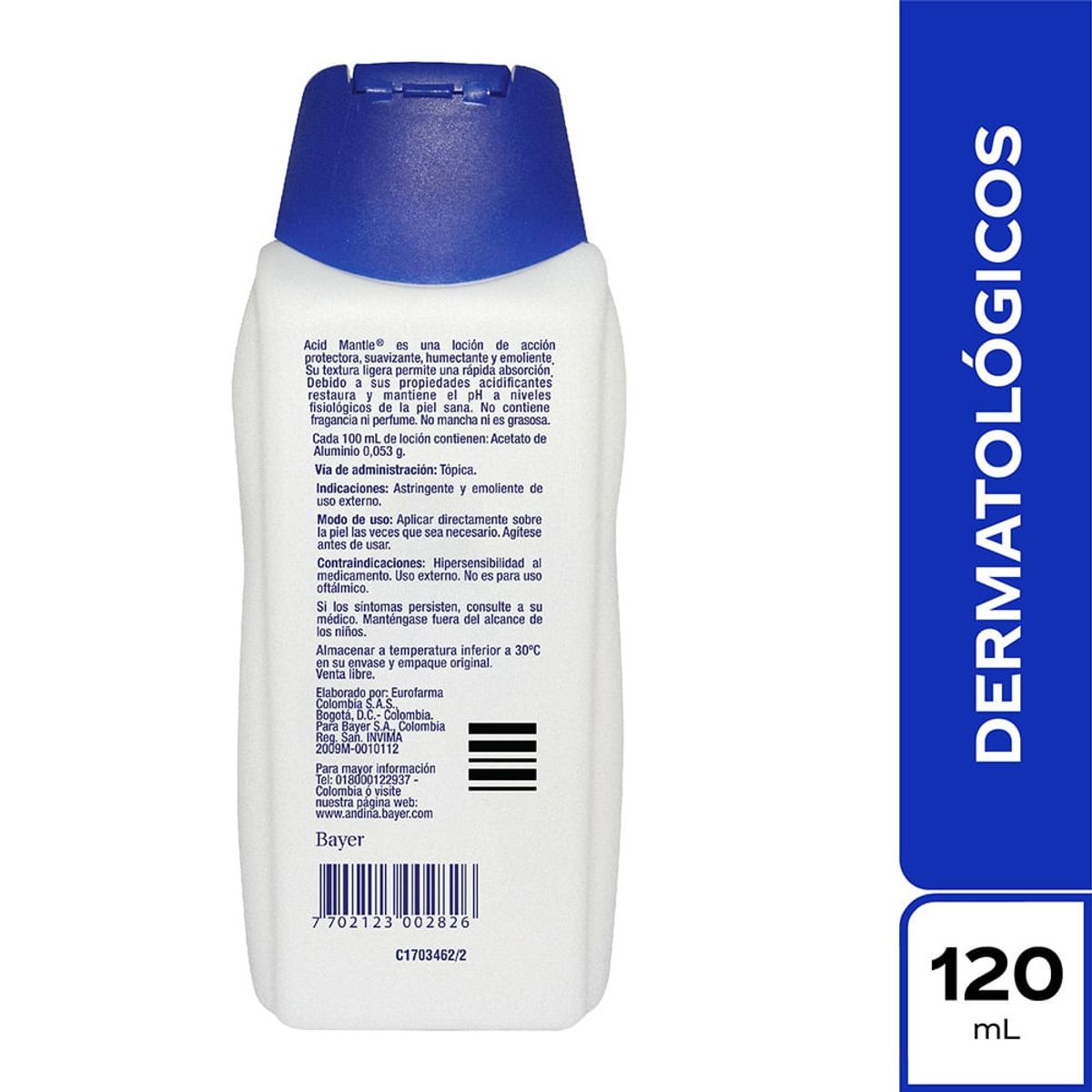 ACID MANTLE - Acid Mantle N Ph 4.5 Frasco Locion X 120ml