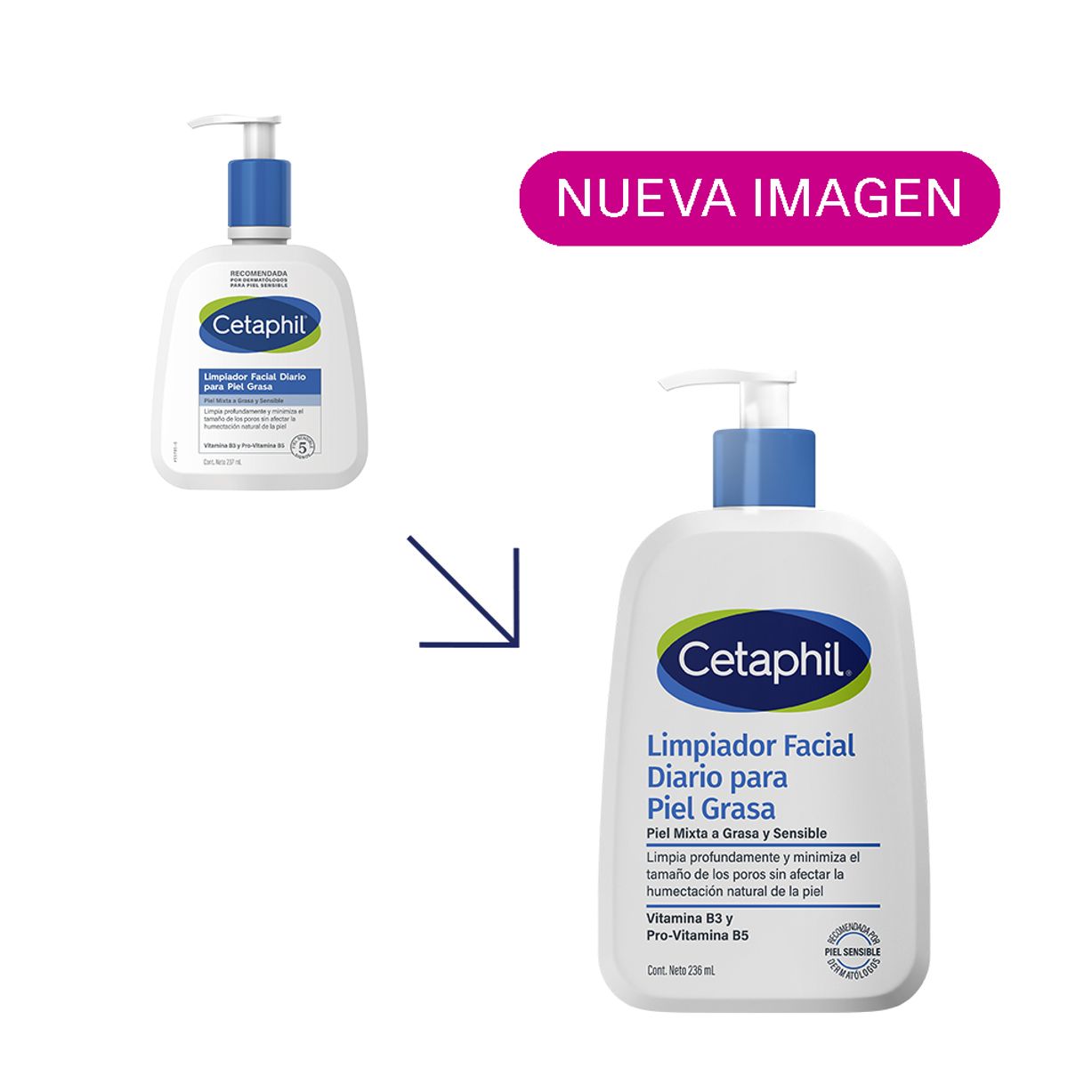 CETAPHIL - Cetaphil Locion Limpiadora Piel Grasa X 237ml