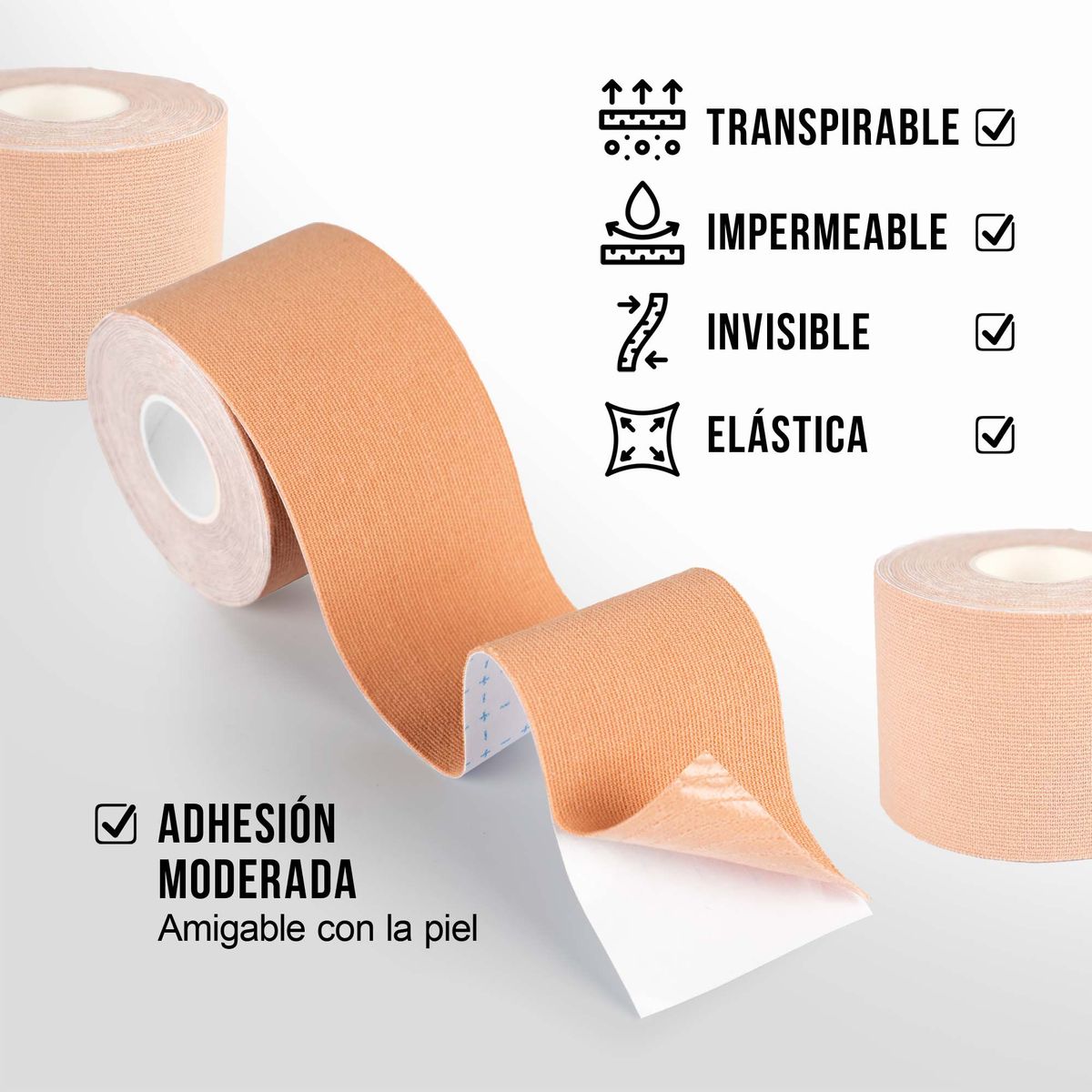 STYLE STARS - Combo: 2 Cintas Levanta Busto brasier invisible adhesivo Boob Tape.