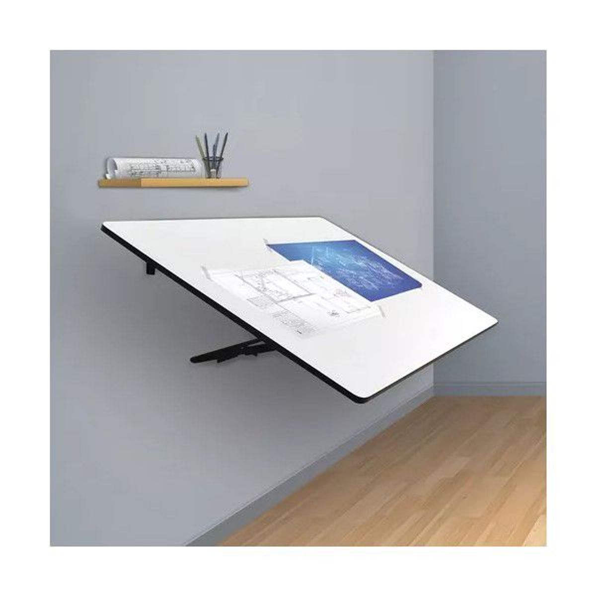 ALFRA - Tablero Alfra Mesa Dibujo Abatible Blanca 60 X 120 Cm