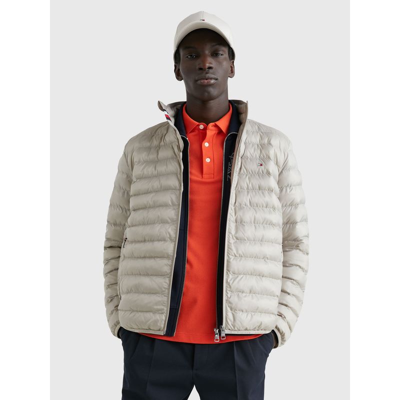 TOMMY HILFIGER - Chaqueta Acolchada Plegable Hombre Gris Tommy Hilfiger