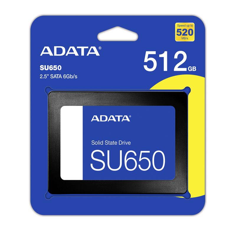 ADATA - Disco estado solido ssd sata 512 gb adata su650 2.5