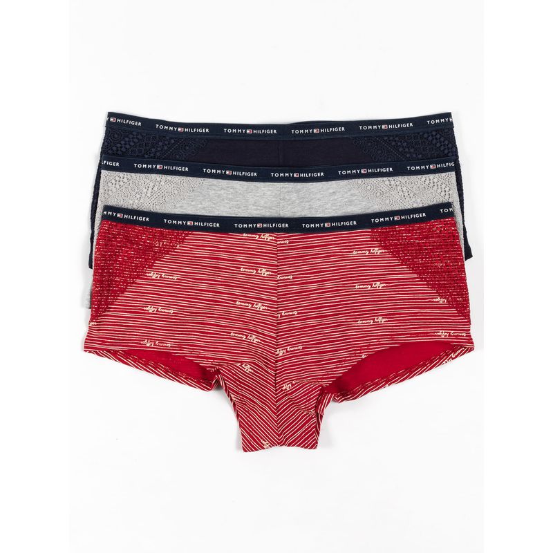 TOMMY HILFIGER - 3 Pack de Pantie En Algodón para Mujer Tommy Hilfiger