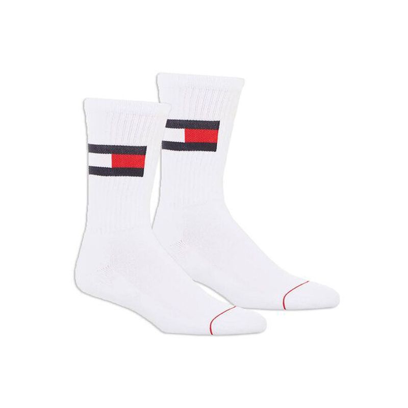 TOMMY HILFIGER - Medias Para Hombres Hombre Blanco Tommy Hilfiger_.
