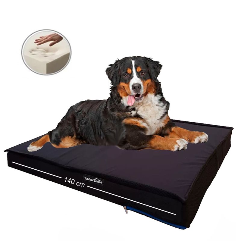 TECHCONFORT - Cama Mascota Viscoelástica memory foam perro raza gigante