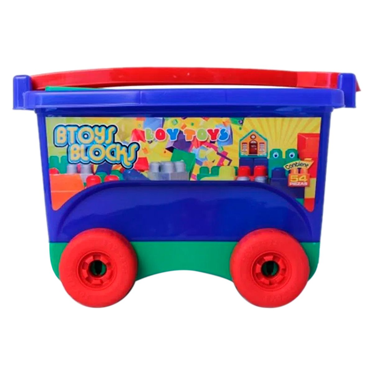 GENERICO - Vagón Rueda Armatodo 54 Fichas Didáctico Infantil Para Niños