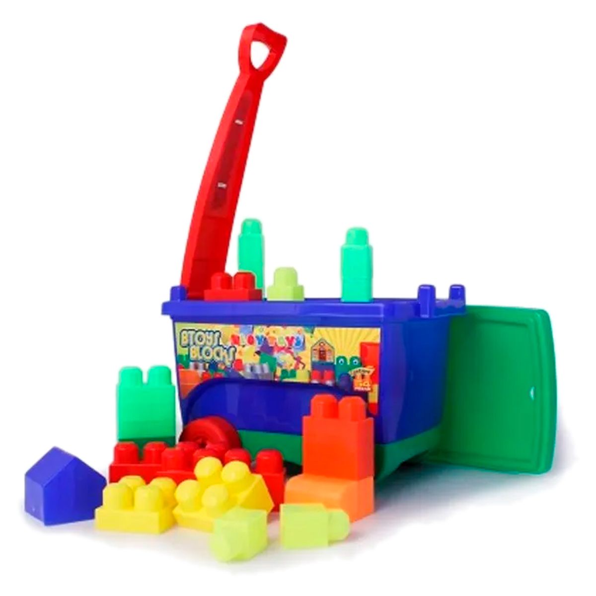 GENERICO - Vagón Rueda Armatodo 54 Fichas Didáctico Infantil Para Niños