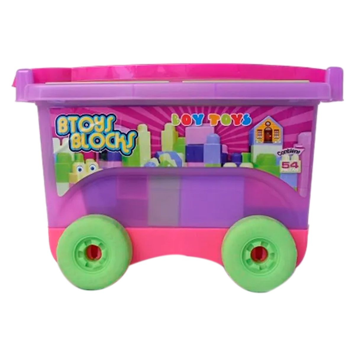 GENERICO - Vagón Rueda Armatodo 54 Fichas Didáctico Infantil Para Niñas