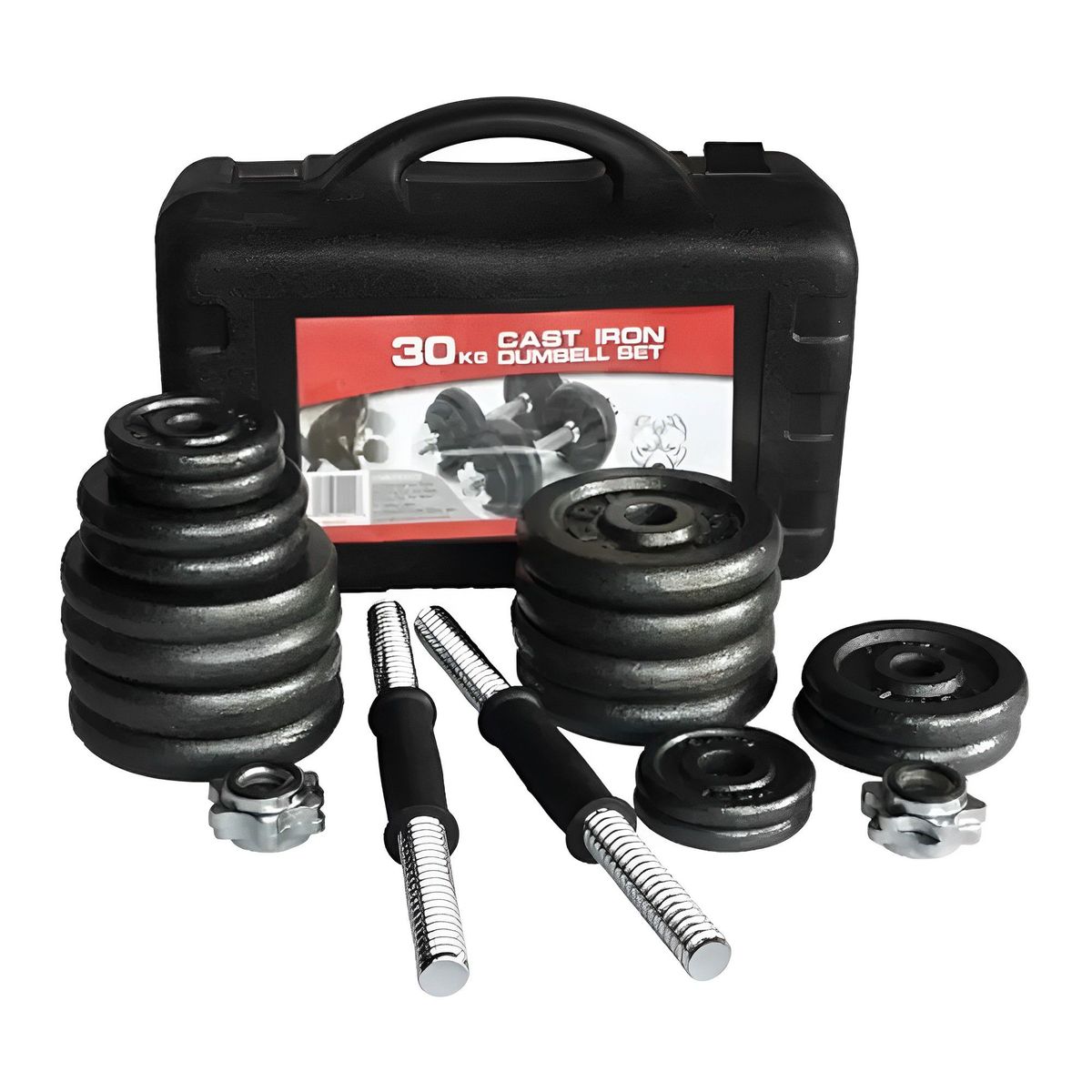 GENERICO - Kit Mancuernas Pesas 30 Kg Juego De Mancuernas 60 Libras