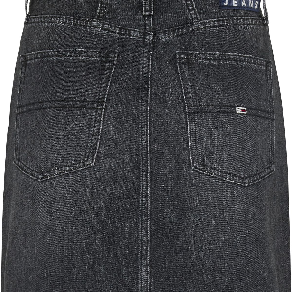 TOMMY HILFIGER - Falda Mom Mujer Negro Tommy Jeans