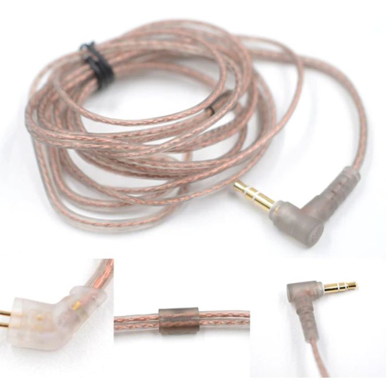 KZ - Cable Audífonos Kz pin tipo B SIN MICROFONO para ZST-ES4-EDX-ZS10