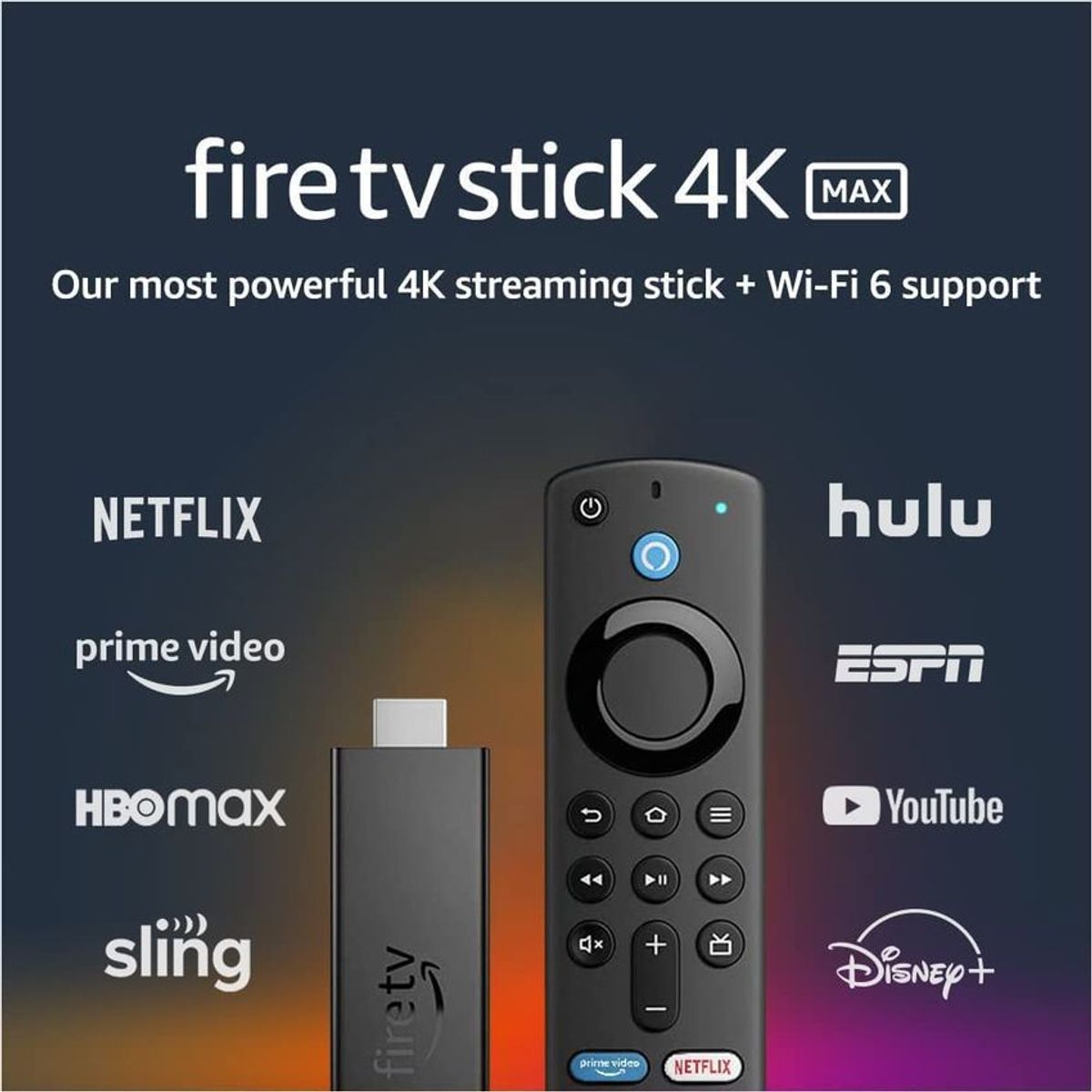 AMAZON - Amazon tv stick 4k max 3ª gen 8gb almacenamiento 2gb ram wifi 6
