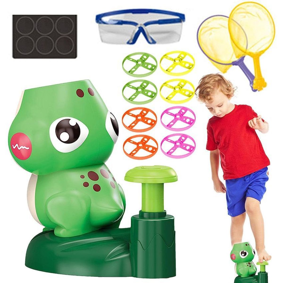 GENERICO - Juguete lanzador de discos voladores