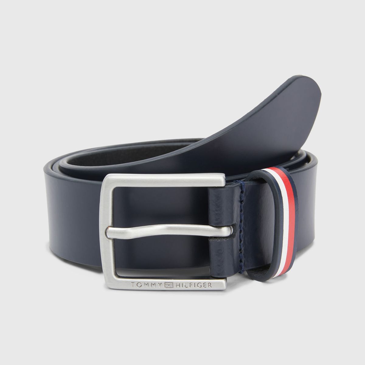 TOMMY HILFIGER - Cinturón De Niños En Piel Con Elástico Unisex Azul Tommy Hilfiger