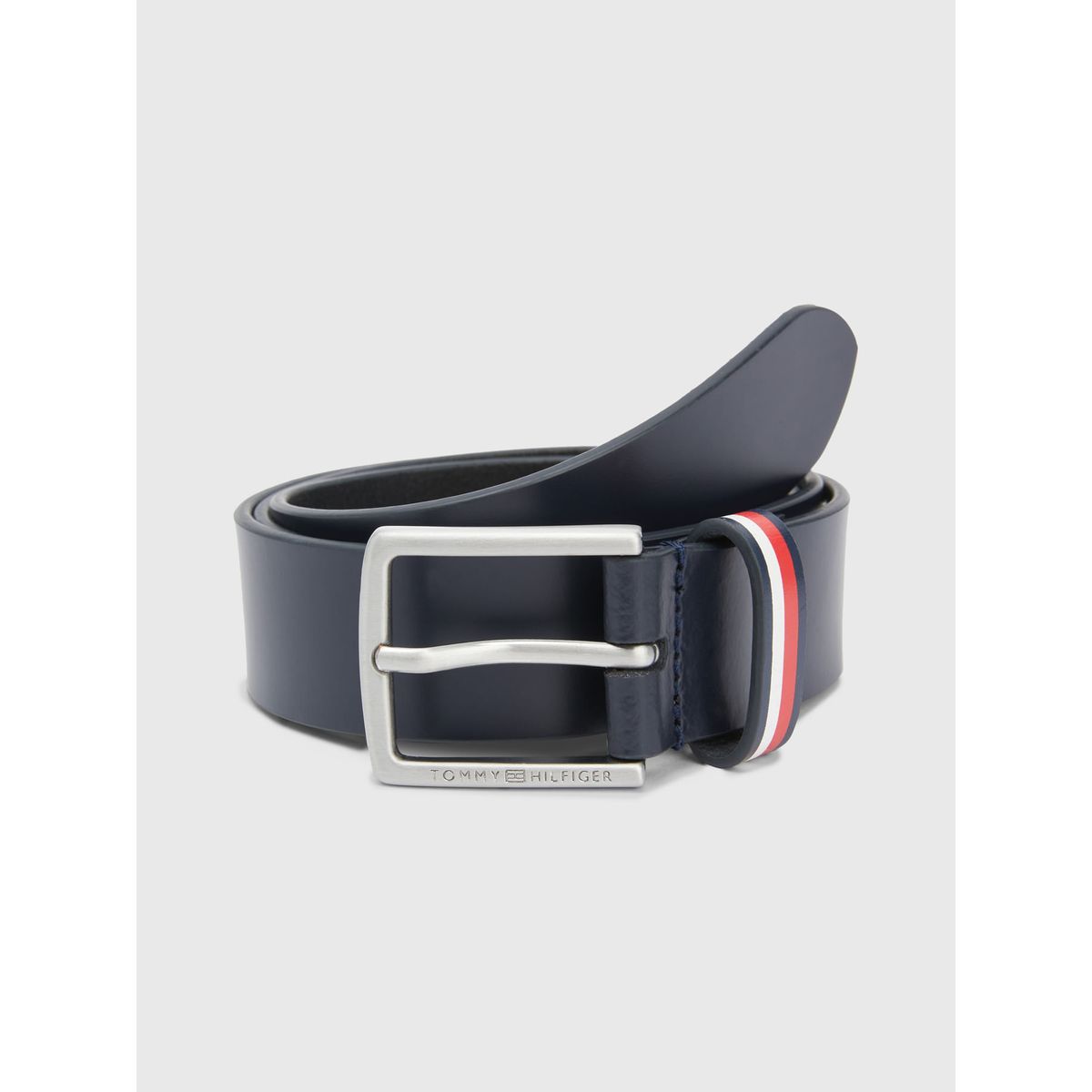 TOMMY HILFIGER - Cinturón De Niños En Piel Con Elástico Unisex Azul Tommy Hilfiger