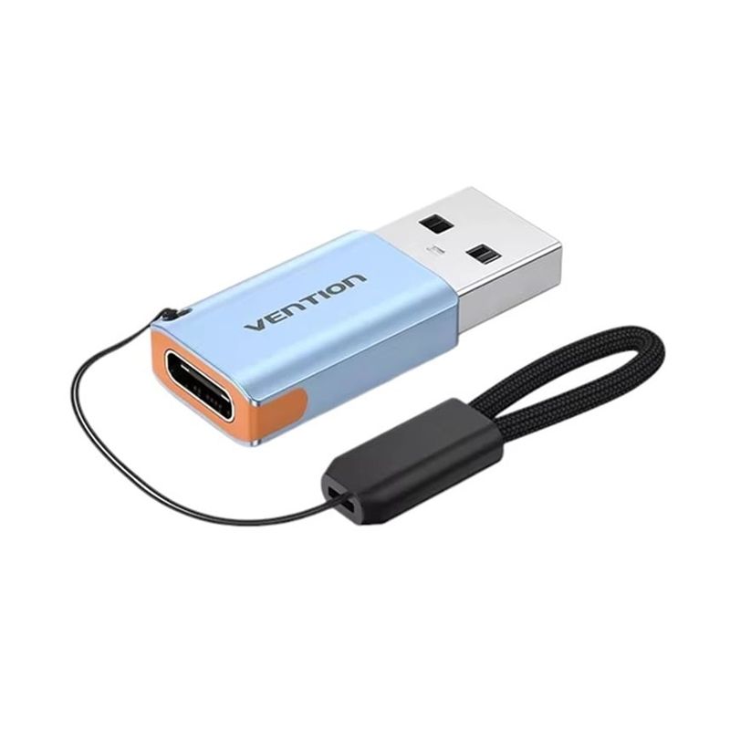 GENERICO - Adaptador usb 3.1 macho a usb-c hembra llavero marca vention
