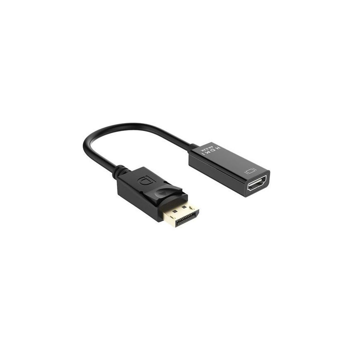 GENERICO - Convertidor adaptador dp displayport macho a hdmi hembra 4k
