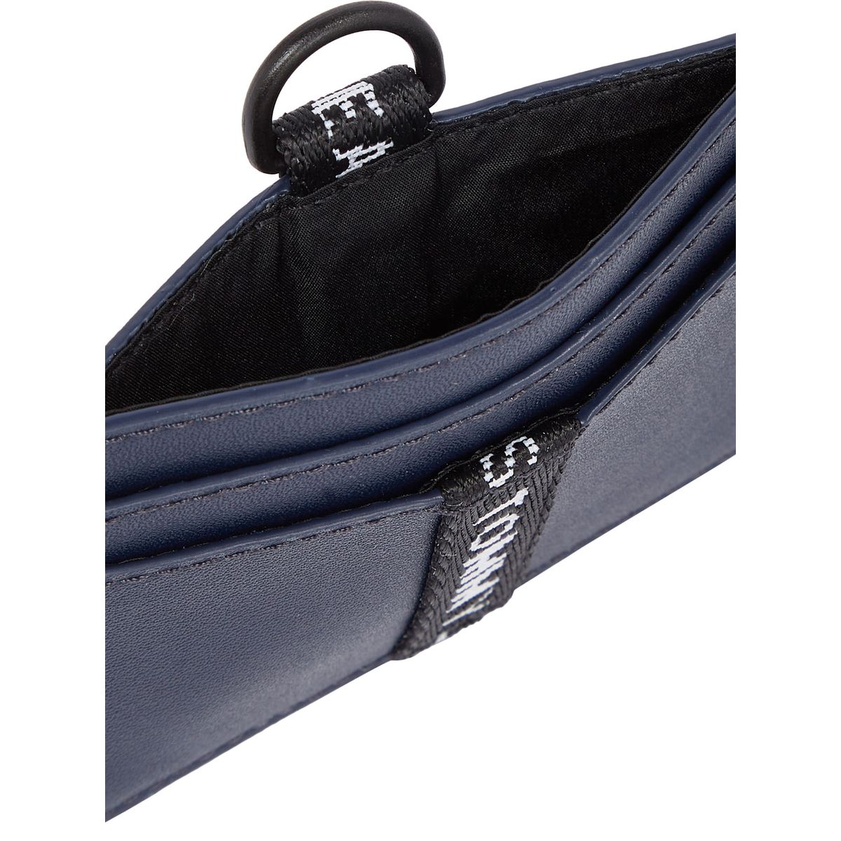 TOMMY HILFIGER - Tarjetero Azul Con Logo Para Hombre Tommy Hilfiger