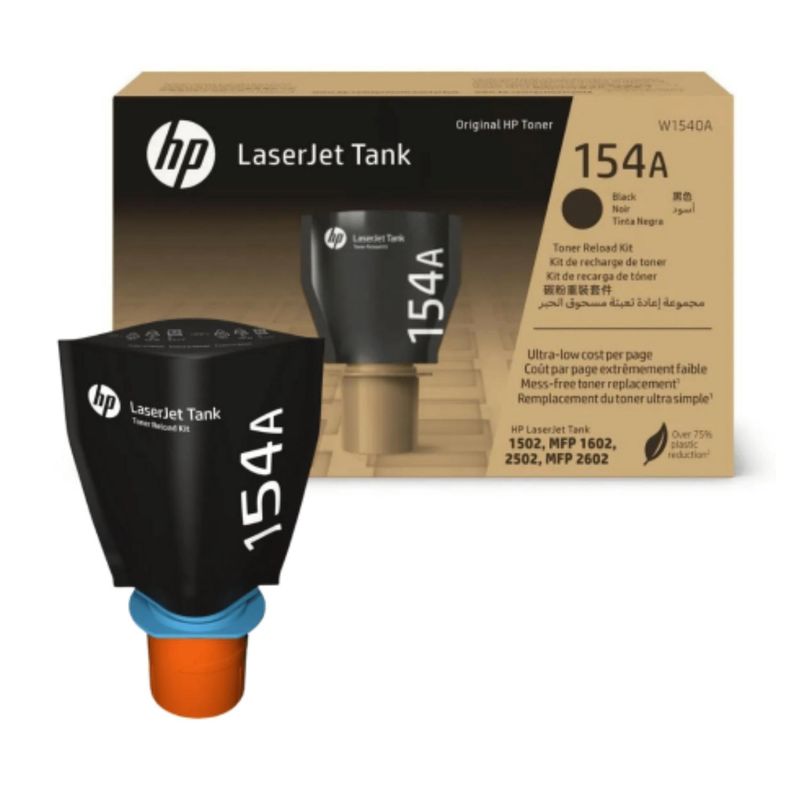 HP - Kit De Recarga Tóner De Tanque Original HP LaserJet 154A Negro