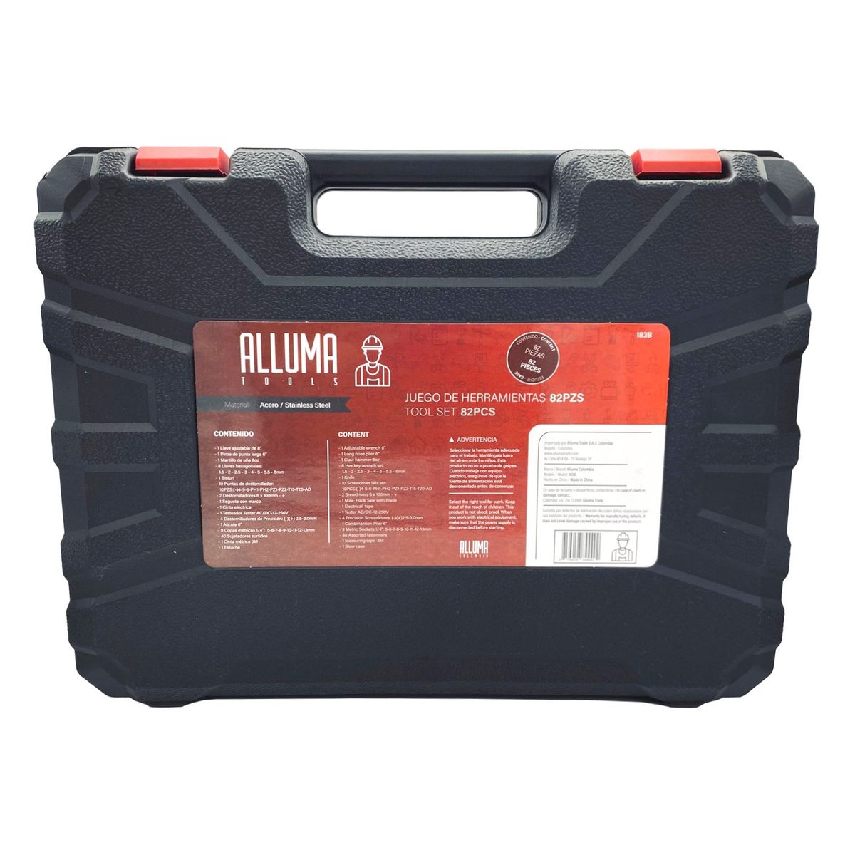 ALLUMA TOOLS - Juego De Herramientas 82 Piezas Kit Alluma Tools 183B