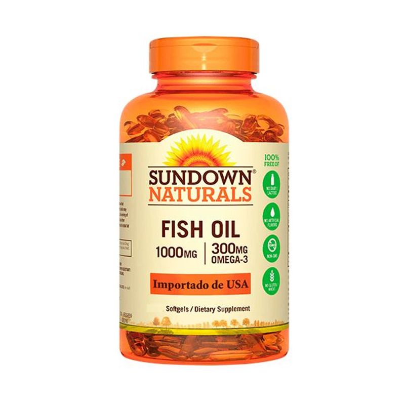 SUNDOWN - Fish Oil Sundown Naturals 1000mg X 72 Capsulas