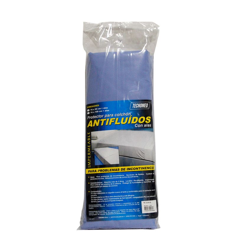 TECNOMED - Protec.colchon Antiflui.con Alas 70x90cm