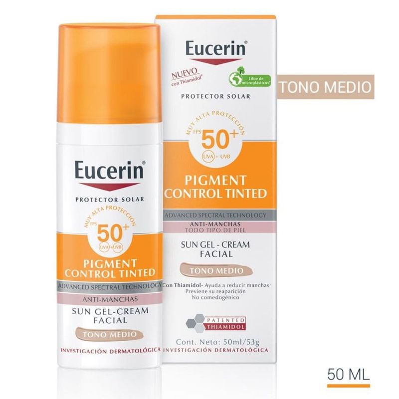 EUCERIN - Protector Solar Eucerin Pigmento Tono Medio Fps50 X 50ml