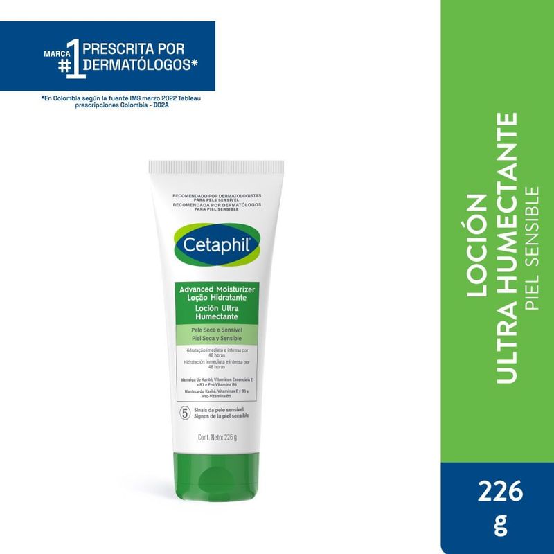 CETAPHIL - Cetaphil Ultra Humectante Tubo X 226gr