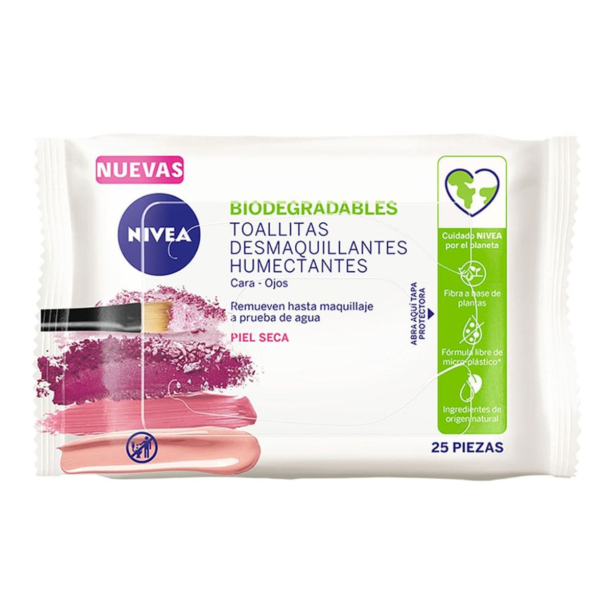 NIVEA - Toallitas Desmaquillantes Nivea Piel Seca X 25und