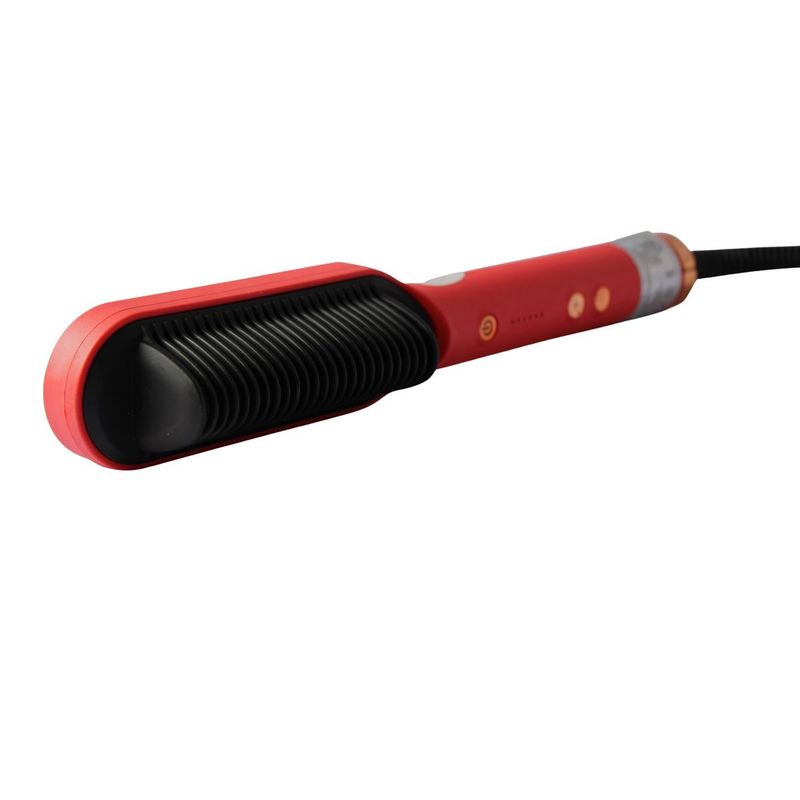 GENERICO - Cepillo Alisador 2 En 1 Ionico Plancha Y Cuida Tu Cabello