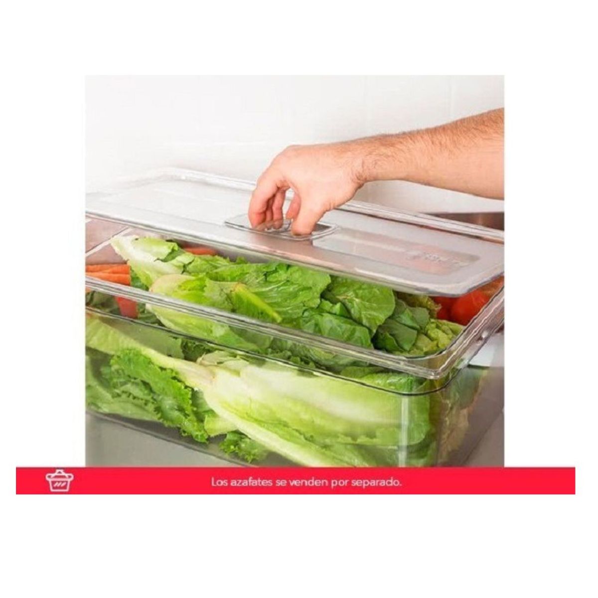 RUBBERMAID COMMERCIAL - Tapa Con Asa Para Azafate Rubbermaid 1 Full Size.