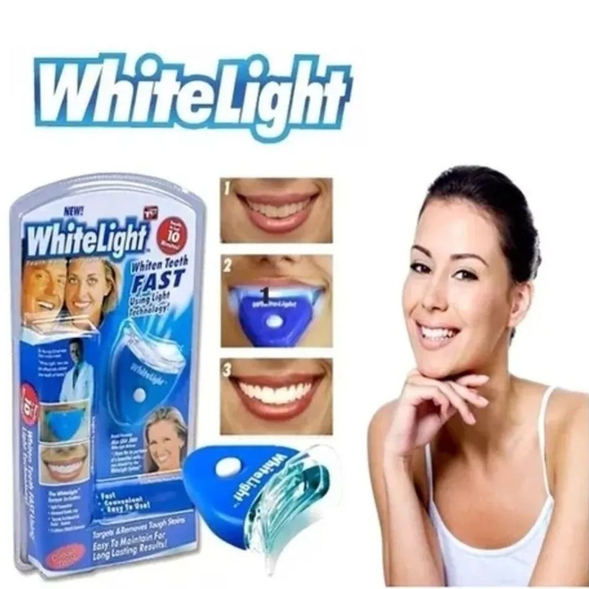 GENERICO - Blanqueador Dental Inalámbrico Con Luz Led White Light