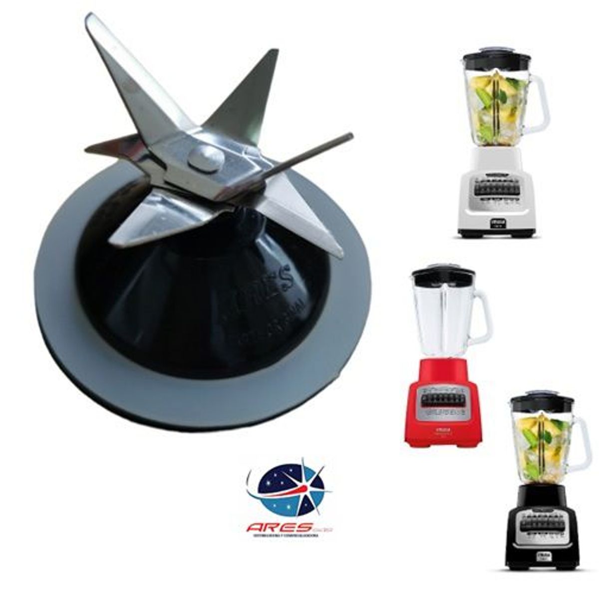 ARES - Cuchilla Para Licuadora Imusa Infinyforce 6 Aspas