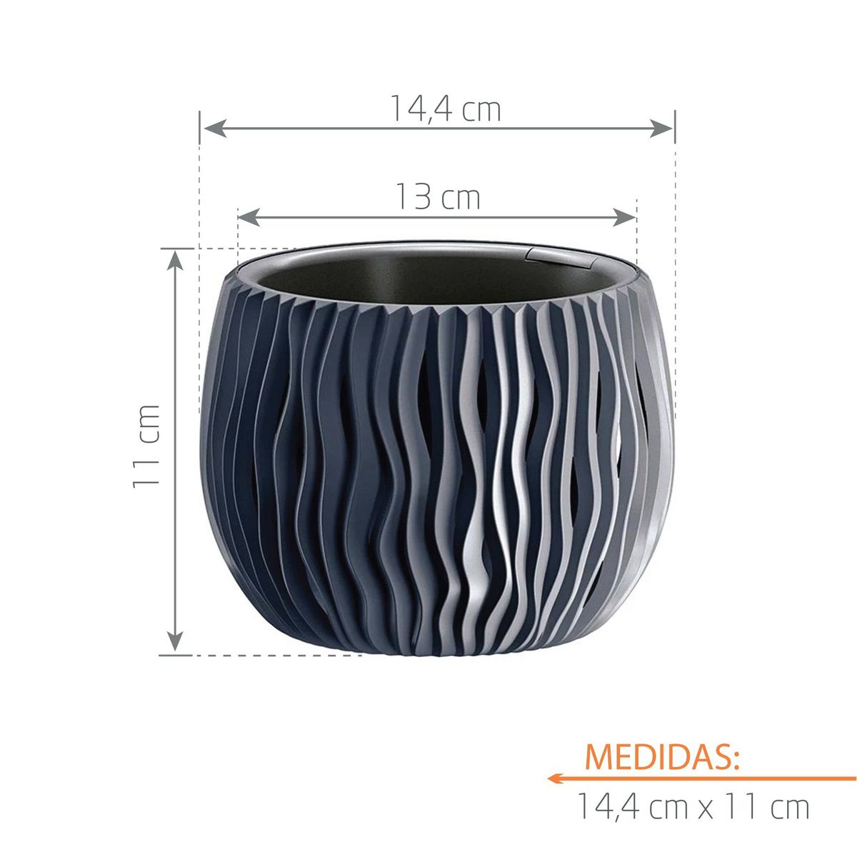 TUMATERA - Matera Sandy Bowl 15 cm Antracita