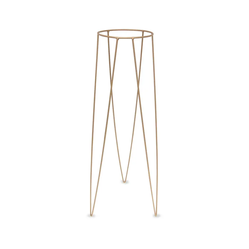 TUMATERA - Base De Metal Verona 20 x 70 cm Dorado