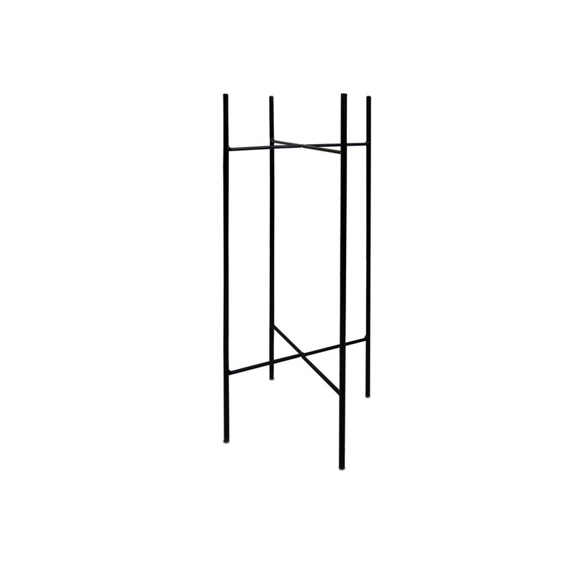 TUMATERA - Base De Metal Sibari 26 x 65 cm Negro