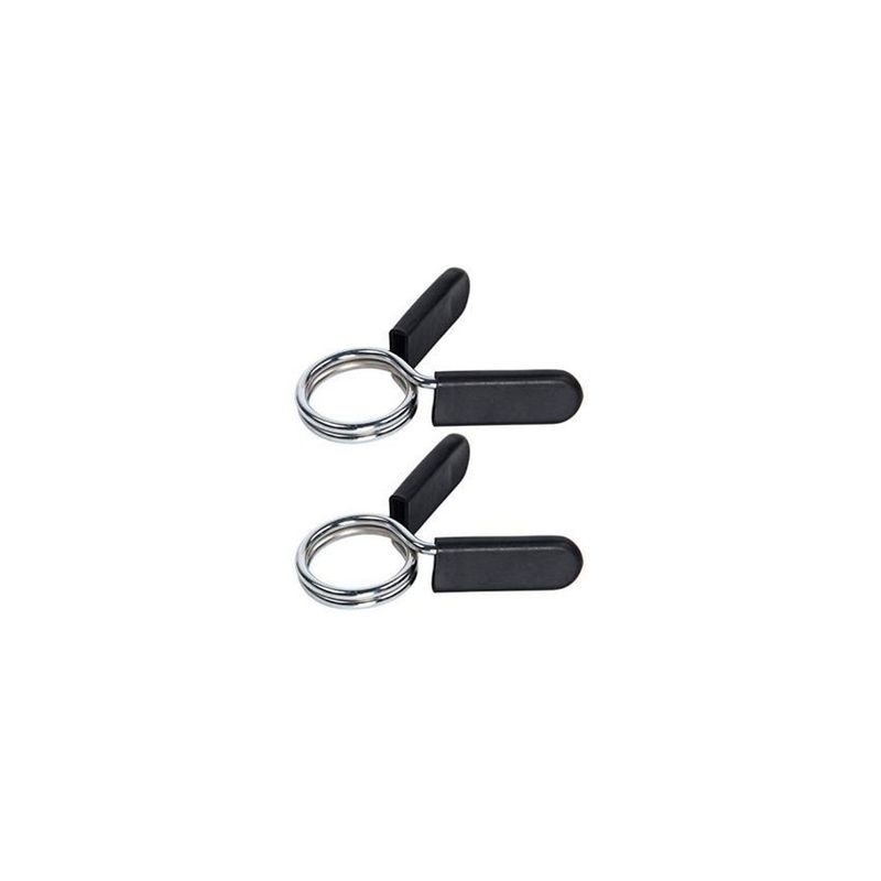 SPORT FITNESS - Collarín seguro para barra estándar 25mm x 2 unidades