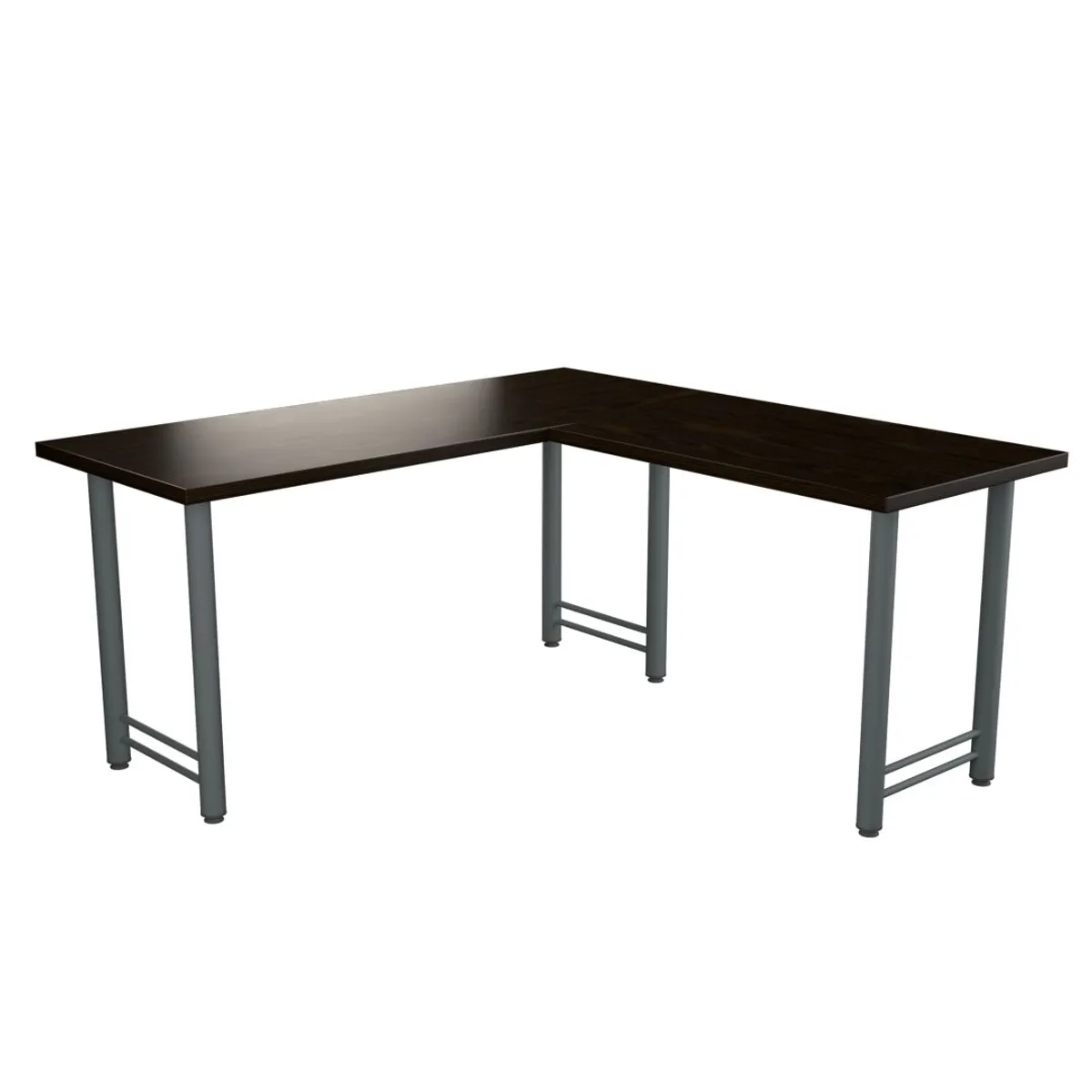 GENERICO - Escritorio Estándar en L para oficina y hogar - Wengue