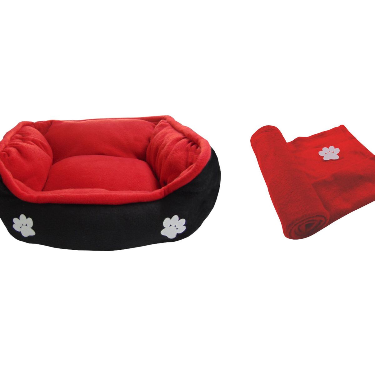 HALLY PET - Cama Mediana Doble Faz Para Mascota  Cobija Térmica
