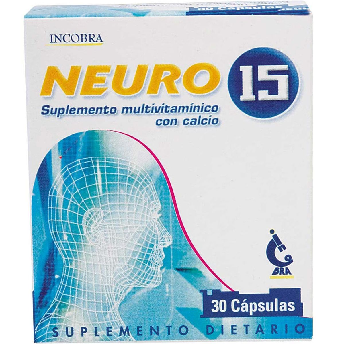 INCOBRA - Neuro 15 Caja X 30 Capsulas  Suplemento Dietario