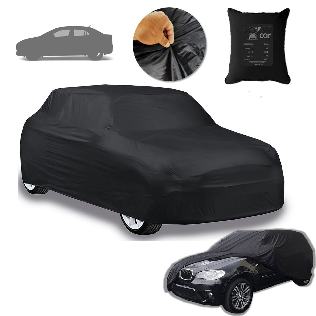 LAVEF - Pijama Para Carro Qp Semi-impermeable Intemperie S