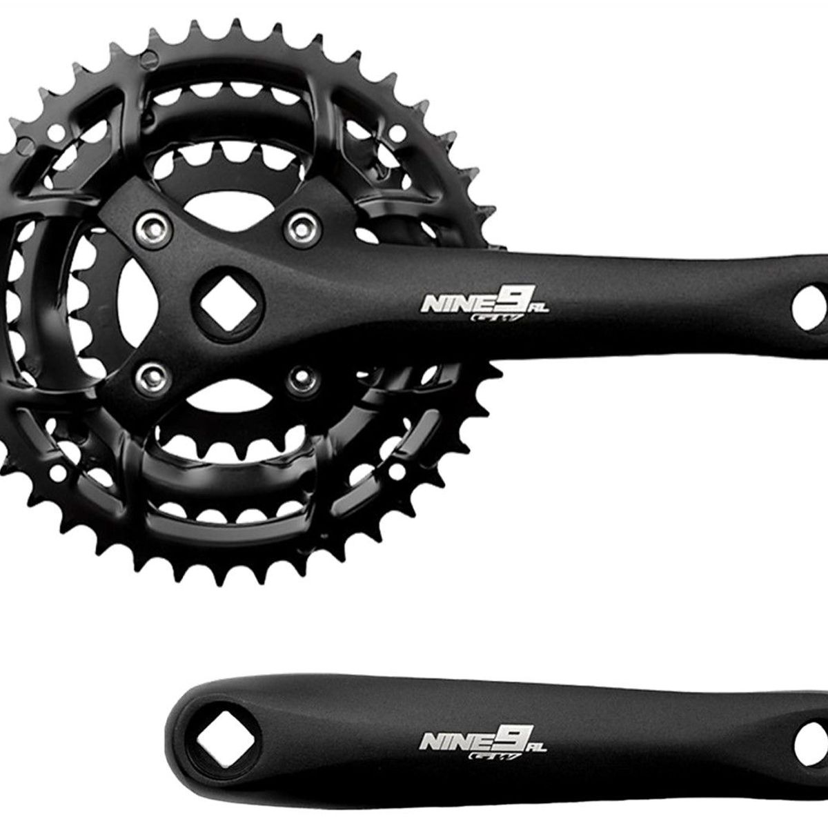 GW - Triplato Gw Bicicleta Nine 9v Plato Mtb 423424 Aluminio