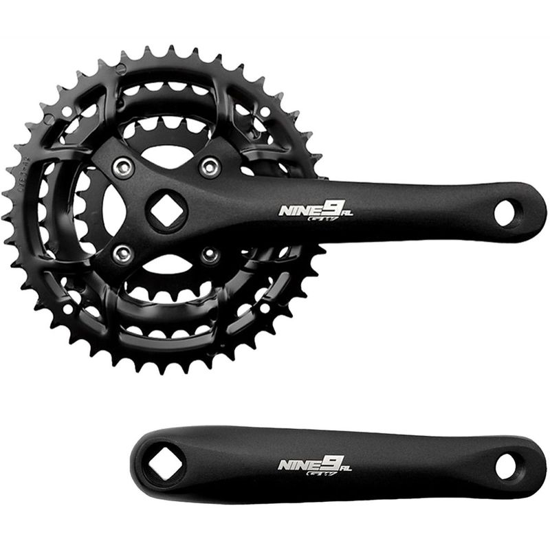 GW - Triplato Gw Bicicleta Nine 9v Plato Mtb 42 34 24 Aluminio