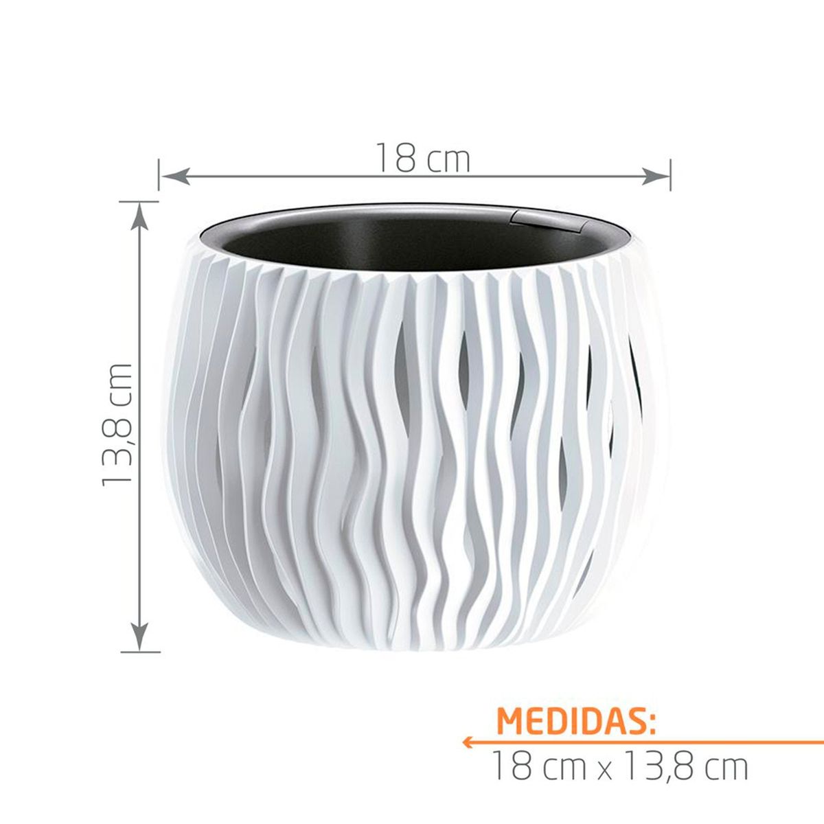 TUMATERA - Matera Sandy Bowl 18 cm Blanco