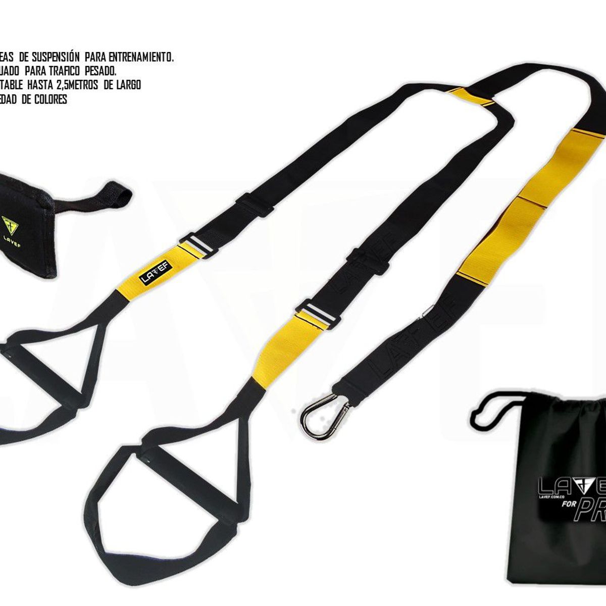 GENERICO - Bandas De Suspensión Para Ejercicios Alta Resistencia 250k A