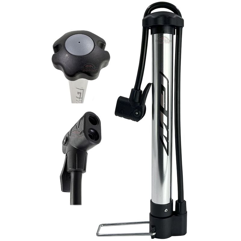 GW - Bomba Inflador Aire Gw Alumi Bicicleta Moto 120 Psi Ruta Mtb