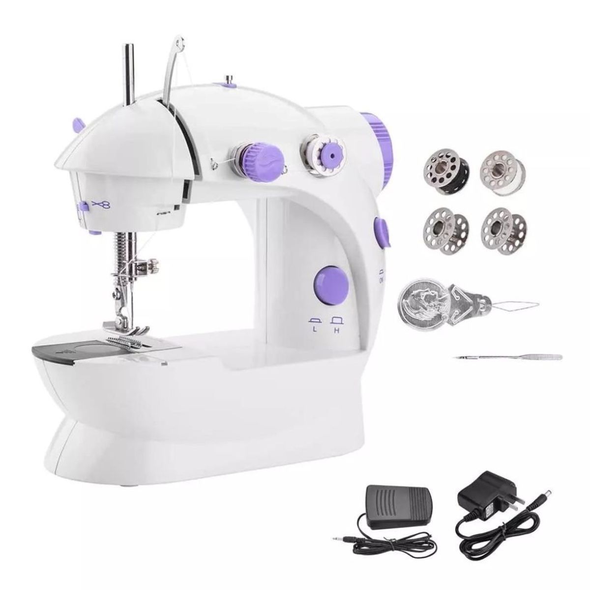 GENERICO - Maquina De Coser Portátil Mini Sewing Machine 4in1 Eléctrica