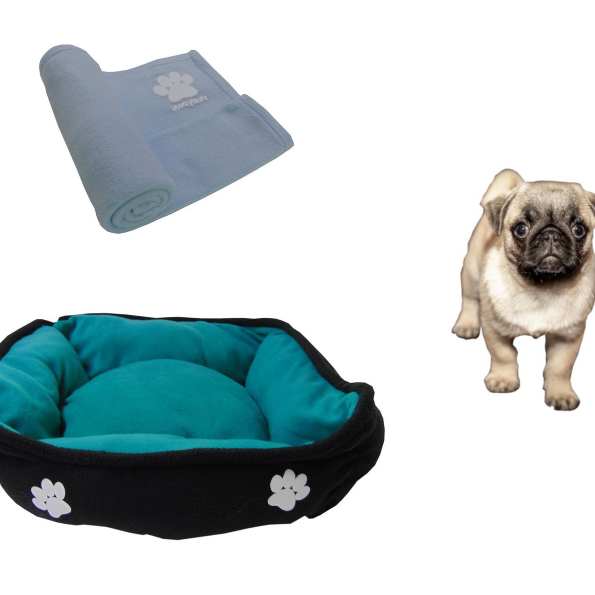 HALLY PET - Cama Grande Doble Faz Mascota  Cobija Térmica